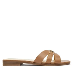 Klapki Guess FLJRLL LEA19 Brązowy - Klapki i japonki damskie - miniaturka - grafika 1