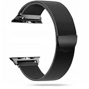 Tech-protect milaneseband apple watch 4 / 5 / 6 / 7 / 8 / se (38 / 40 / 41 mm) black - Akcesoria do smartwatchy - miniaturka - grafika 1