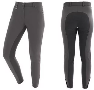 Waldhausen Bryczesy softshell ELT VAIL damskie - pełny lej - szary - Bryczesy - miniaturka - grafika 1