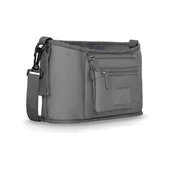 Torby i organizery dla mam - Lionelo, Little Cube, nowoczesny organizer do wózka, Grey Stone, Szary - miniaturka - grafika 1