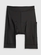 Spodenki rowerowe - 4F Spodenki kolarskie z żelową wkładką damskie - czarne XS - miniaturka - grafika 1