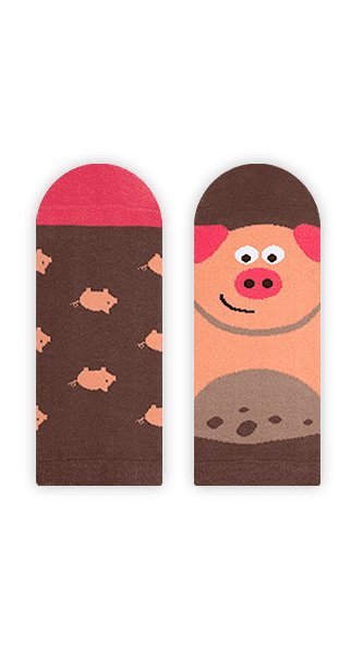 Zabawne Stopki W Świnki - Piggy - 44-46