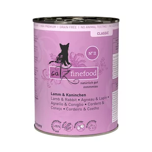 Catz Finefood w puszce, 6 x 400 g - Jagnięcina z królikiem - Mokra karma dla kotów - miniaturka - grafika 1