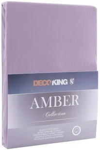 DecoKing Jersey/AMBER/LAVENDERPURPLE/220-240x220+30 - Prześcieradła - miniaturka - grafika 1