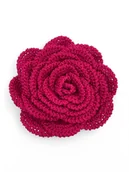 Broszki - Broszka róża XL - amarant - miniaturka - grafika 1