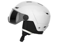 Kaski narciarskie - Kask narciarski Salomon ICON LT VISOR FLS WHITE 2022/2023 - miniaturka - grafika 1