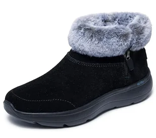 Skechers Damskie botki ON-The-GO Encore Snow-Caped, czarne, 4 UK, Czarny, 37 EU - Botki damskie - miniaturka - grafika 1