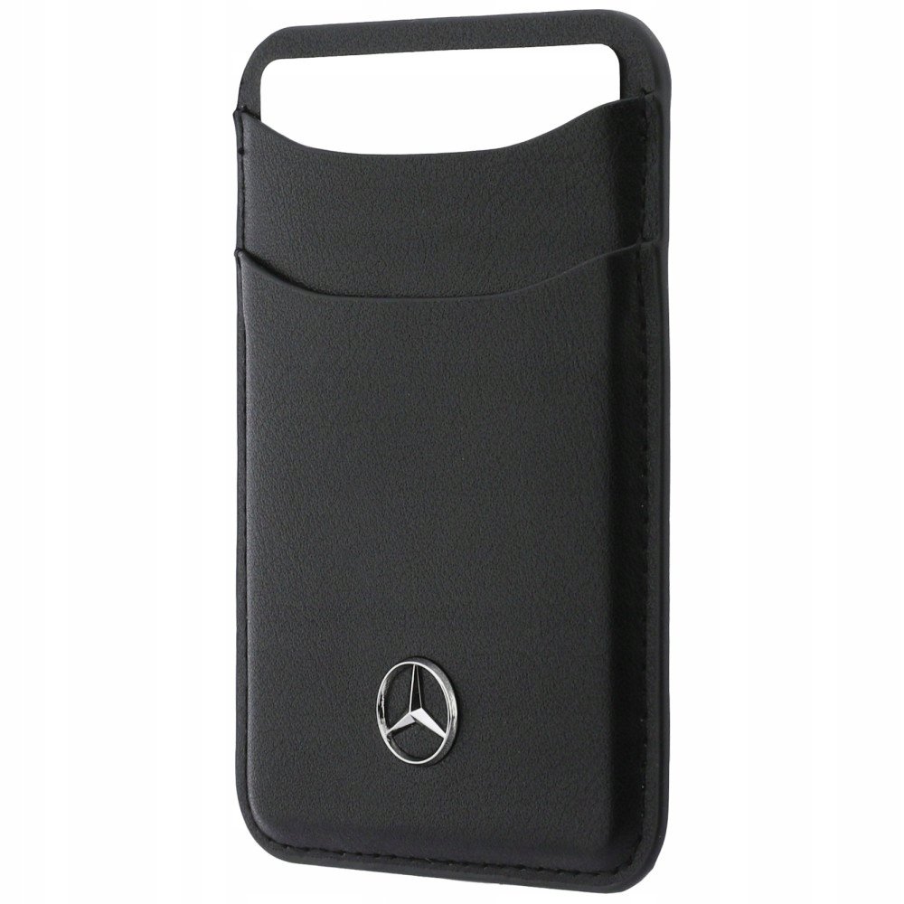 Portfel MagSafe Mercedes Leather Magnetyczny do telefonu czarny