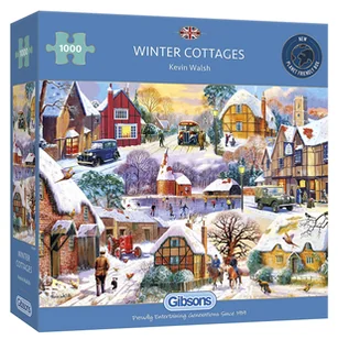 G3 Puzzle 1000 Zima na wsi Nowa - Puzzle - miniaturka - grafika 1