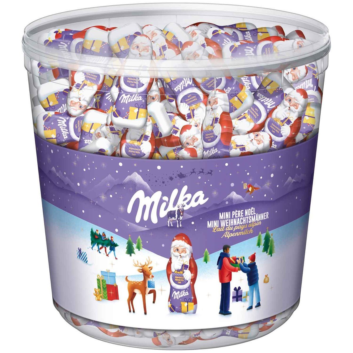 MILKA Mini czekoladowe Mikołaje 1,54 kg