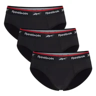 Majtki męskie - Bielizna męska Reebok C82593PKA SPORTS BRIEF WIGGINS Czarna - miniaturka - grafika 1