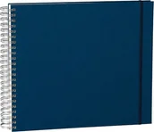 Albumy fotograficzne - Album na zdjęcia Uni Maxi Mucho białe karty granatowy - miniaturka - grafika 1