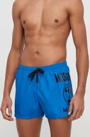 Stroje kąpielowe - Moschino Underwear szorty kąpielowe kolor niebieski - miniaturka - grafika 1
