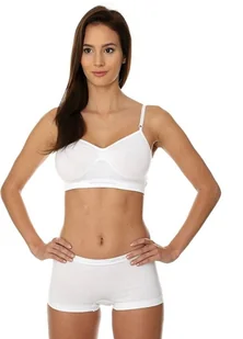 Brubeck Biustonosz Comfort Cotton biały r. 70A BR00012A - Bielizna sportowa damska - miniaturka - grafika 1