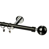 Karnisze - Karnisz Magic Vivaldi 240 cm pojedynczy czarny 25 mm - miniaturka - grafika 1