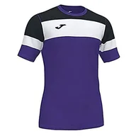 Koszulki męskie - Joma T-shirt męski Crew Iv Equip M/C fioletowy ciemny fiolet XL 101538.551 - miniaturka - grafika 1