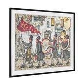 Przybory szkolne - Diamond Painting - Anton Pieck- Fanfara 40x50 cm - miniaturka - grafika 1