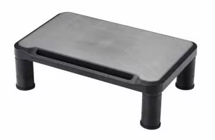 Podstawka pod monitor Q-CONNECT, 38x24cm, z regulacją wysokości, czarna - Akcesoria do monitorów - miniaturka - grafika 1