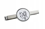 Spinki do mankietów i krawatów - Clumber Spaniel - spinka do krawata z psem, personalizowany klips do krawat - miniaturka - grafika 1