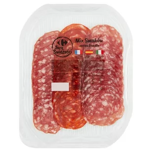 Carrefour Targ Świeżości Zestaw 3 wędlin mix smaków 120 g - Kiełbasa i wędliny - miniaturka - grafika 1