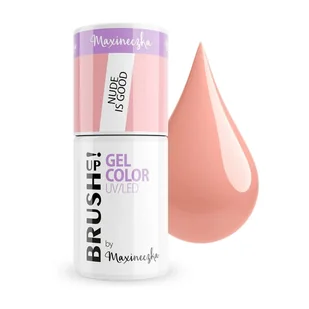 BrushUp! Gel Color UV/LED lakier hybrydowy do paznokci Nude Is Good 5g - Lakiery hybrydowe - miniaturka - grafika 1