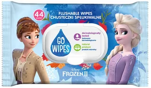 GoWipes Chusteczki dziecięce spłukiwalne w toalecie 44 szt - Chusteczki nawilżane - miniaturka - grafika 1