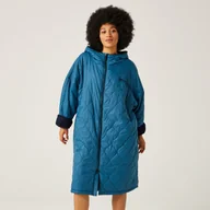 Płaszcze damskie - Regatta Unisex Płaszcz Plażowy Quilted Niebieski, Rozmiar: S/M - miniaturka - grafika 1