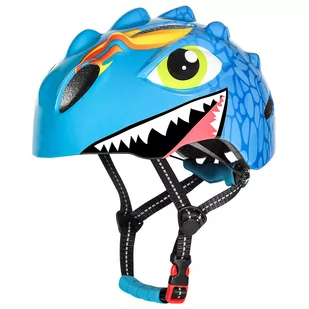 Kask Rowerowy Dziecięcy Dinozaur S/M dla dzieci - Kaski rowerowe - miniaturka - grafika 1