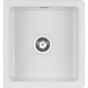 Zlewozmywaki - Deante Sabor ZCB6103 38 x 40,5 cm biały - miniaturka - grafika 1
