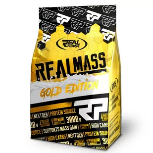 Real Pharm Real Mass Gold Edition 3000g - Odżywki na masę - miniaturka - grafika 1