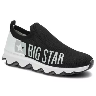 Sneakersy damskie - Big Star, Sneakersy, JJ274A143 Biały/Czarny, rozmiar 39 - grafika 1