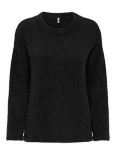 ONLY Sweter w kolorze czarnym - Swetry damskie - miniaturka - grafika 1