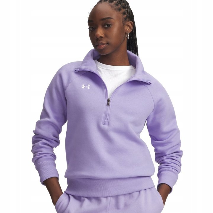 BLUZA DAMSKA POLAROWA UNDER ARMOUR Z ZAMKIEM DO POŁOWY RIVAL FLEECE XXL