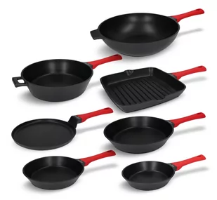 Zestaw patelni 7 el. Obsidian Zwieger - Patelnie - miniaturka - grafika 1