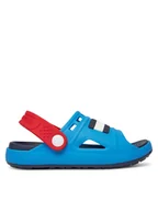 Buty dla chłopców - Tommy Hilfiger Sandały T3X2-33905-0083A S Niebieski - miniaturka - grafika 1