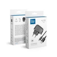 Ładowarki do telefonów - Blue Star Ładowarka Sieciowa USB-C Uniwersalna z odpinanym kablem 2A Lite - miniaturka - grafika 1