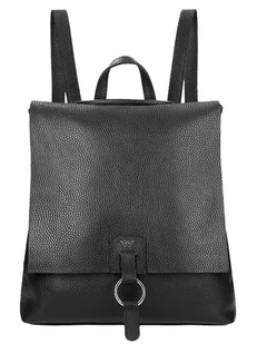 Wojas Skórzany plecak w kolorze czarnym - 30 x 30 x 9 cm - Torebki damskie - miniaturka - grafika 1