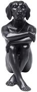 Figurki dekoracyjne - Kare Design Figurka Dekoracyjna Gangster Dog czarna 38090 - miniaturka - grafika 1