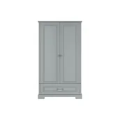 Szafy i szafki dla dzieci - Szafa dziecięca szara 102x193 cm Ines - BELLAMY - miniaturka - grafika 1