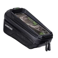 Sakwy rowerowe - Torba rowerowa na ramę FOREVER Snake Track ST03 Czarny - miniaturka - grafika 1