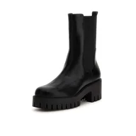 Botki damskie - Damskie Sztyblety GUESS WARIN FL8WANELE10-BLACK – Czarny - miniaturka - grafika 1