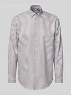 Koszule męskie - Koszula biznesowa o kroju regular fit z kołnierzykiem typu kent - miniaturka - grafika 1