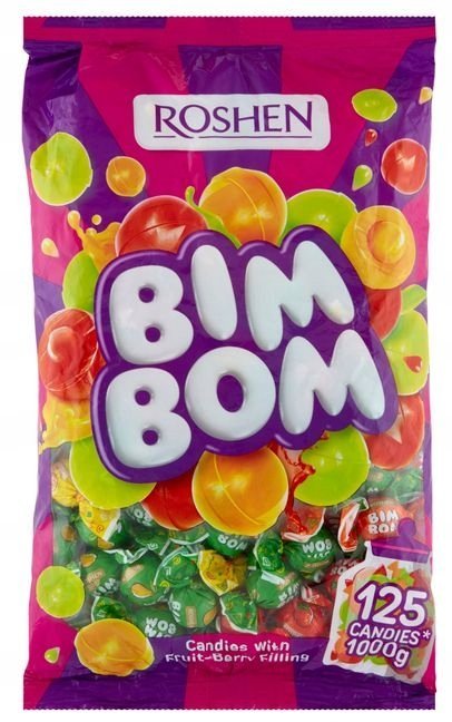Roshen Cukierki owocowe Bim Bom Roshen 1 kg 1000 g
