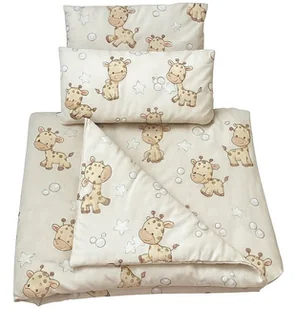 CZAS BOBASA POŚCIEL Z WYPEŁNIENIEM DO ŁÓŻECZKA 90x120 DZIECIĘCA NIEMOWLĘCA ŻYRAFY BEŻOWE - Pościel dla dzieci CZAS BOBASA POŚCIEL Z WYPEŁNIENIEM DO ŁÓŻECZKA 90x120 DZIECIĘCA NIEMOWLĘCA ŻYRAFY BEŻOWE - Pościel dla dzieci - miniaturka - grafika 1