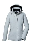 Kurtki damskie - killtec Damska kurtka funkcyjna/kurtka outdoorowa z odpinanym kapturem KOW 37 WMN JCKT, cloud grey, 48, 39702-000 - miniaturka - grafika 1