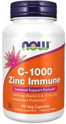Witaminy i minerały - NOW Foods - Witamina C + Cynk, C-1000 Zinc Immune, 90 vkaps - miniaturka - grafika 1