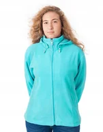 Bluzy damskie - Bluza Polarowa Damska Polar Damski 557 r M turkus - miniaturka - grafika 1
