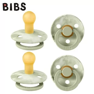 BIBS TIE DIY COLLECTION 2-PACK SAGE IVORY &amp SAGE IVORY S Smoczek Uspokajający kauczuk Hevea 5713795221578 - Smoczki uspokajające - miniaturka - grafika 1