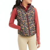 Kamizelki jeździeckie - Ariat Kamizelka dwustronna młodzieżowa EMMA - navy floral horse - miniaturka - grafika 1