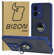 Etui i futerały do telefonów - Bizon Etui Case Hybrid Ring do Motorola Edge 40 Neo, granatowe - miniaturka - grafika 1